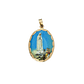 Fatima Medal colored in 19.2 carat gold  - thumbnail 1