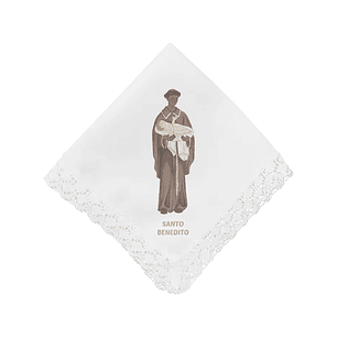 Saint Benedict handkerchief