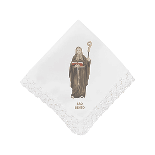 Saint Benedict handkerchief