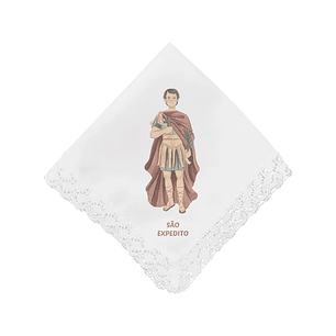 Saint Expeditus handkerchief