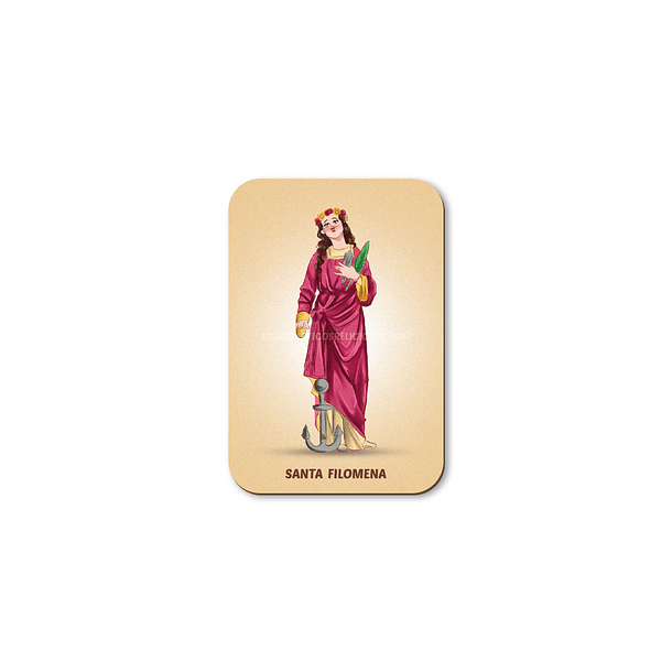 Saint Philomena magnet 1