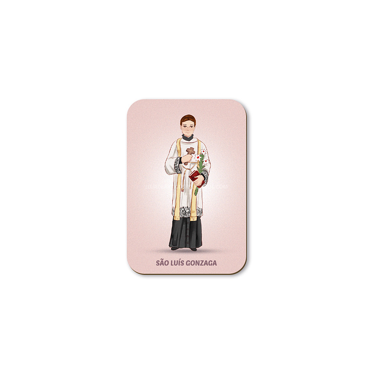 Saint Aloysius Gonzaga magnet 1