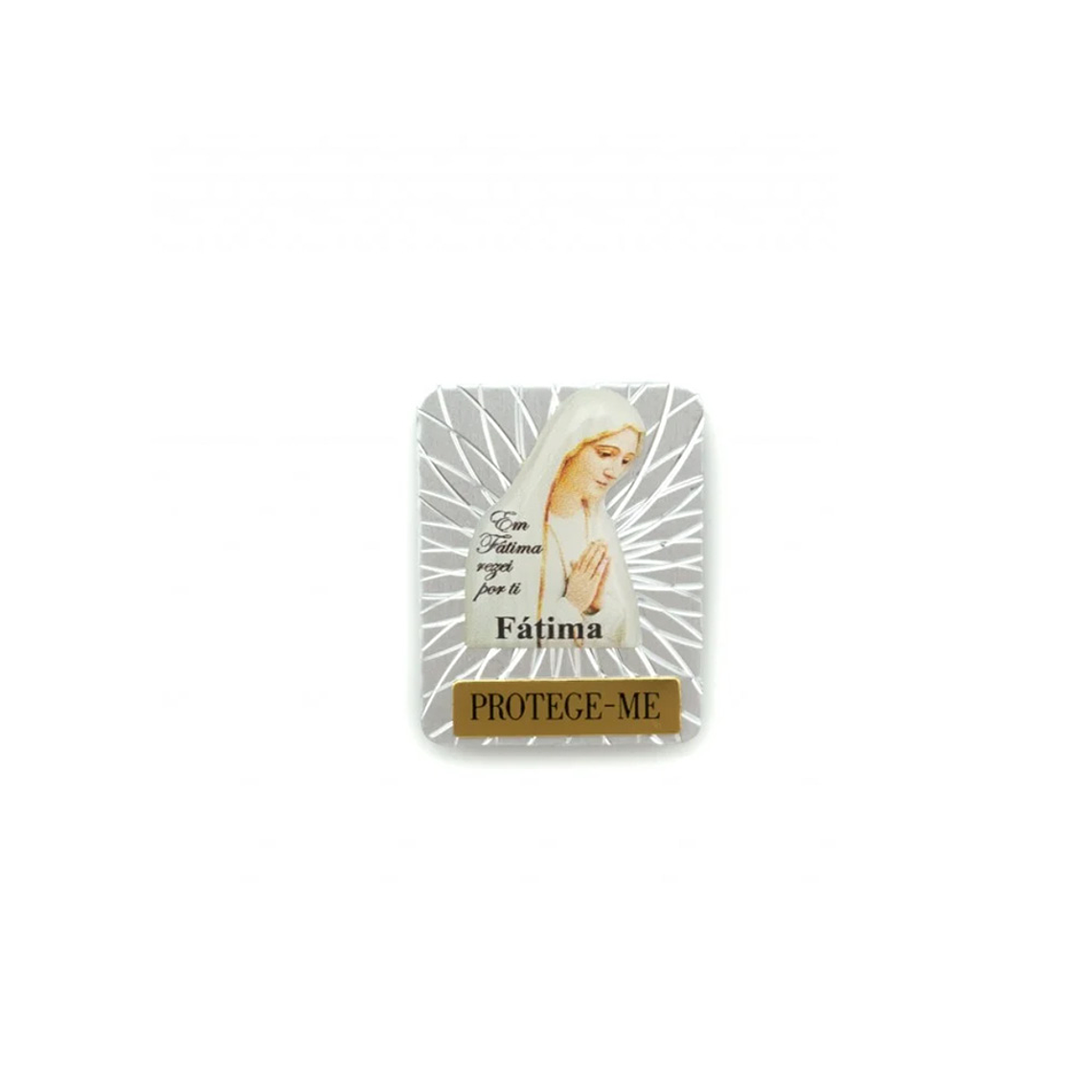 Metal magnet with Our Lady of Fatima 1