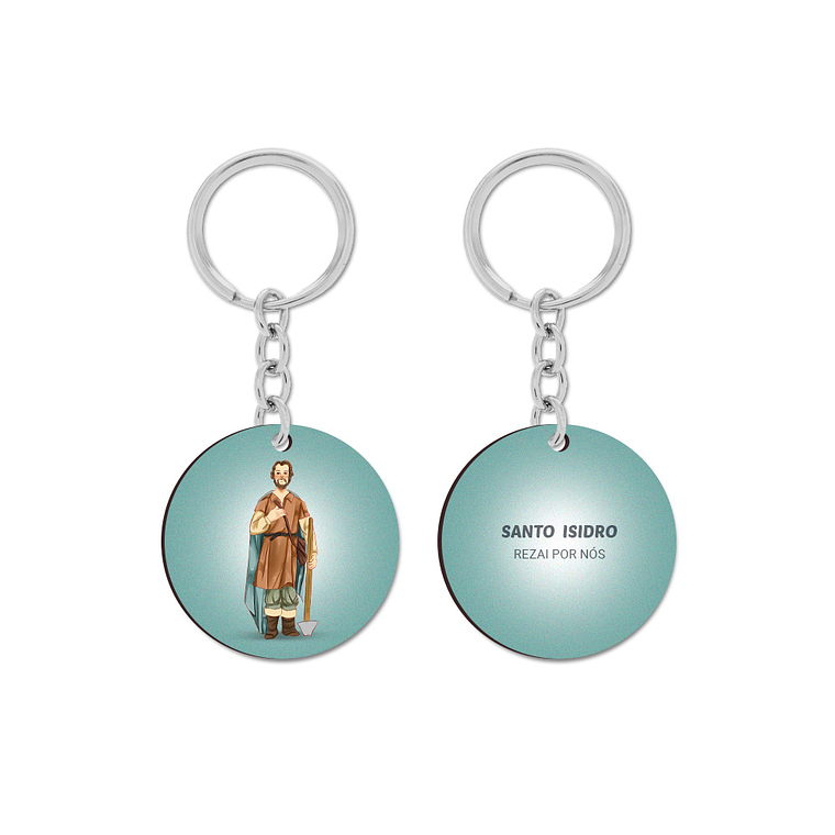 Saint Isidore Keychain 1
