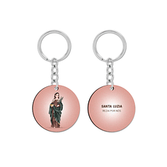 Saint Lucy Keychain 