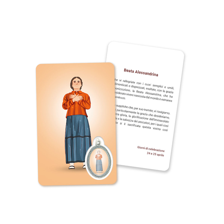 Card with prayer to Blessed Alexandrina 4