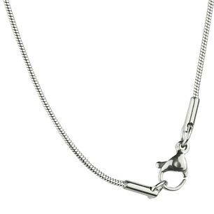 Stainless steel necklace 45 cm