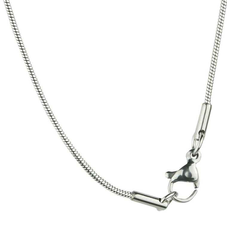 Stainless steel necklace 45 cm 1