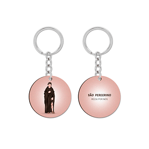 Saint Peregrine Keychain