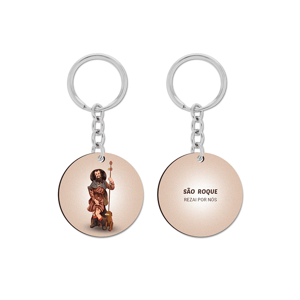 Saint Roch Keychain 