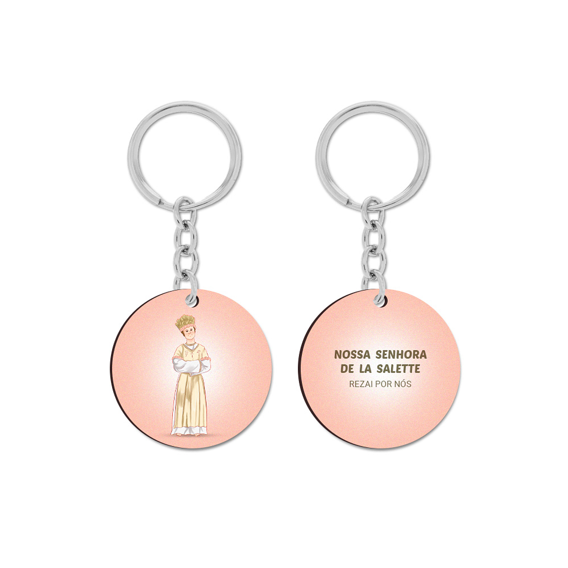 Our Lady of la Salette Keychain 1