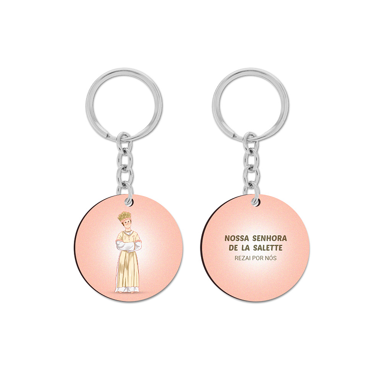 Our Lady of la Salette Keychain 1