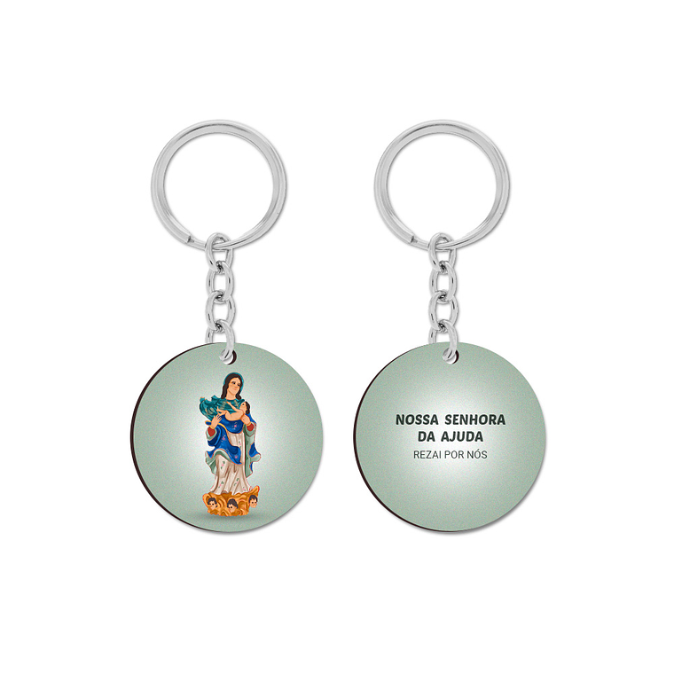 Our Lady of Help Keychain 1