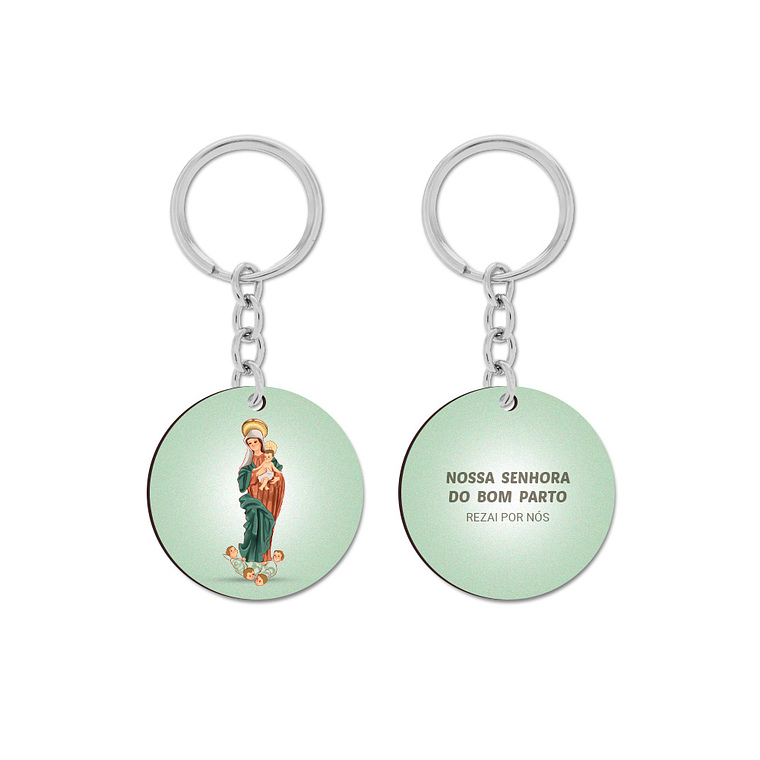 Our Lady of Safe Delivery Keychain 1