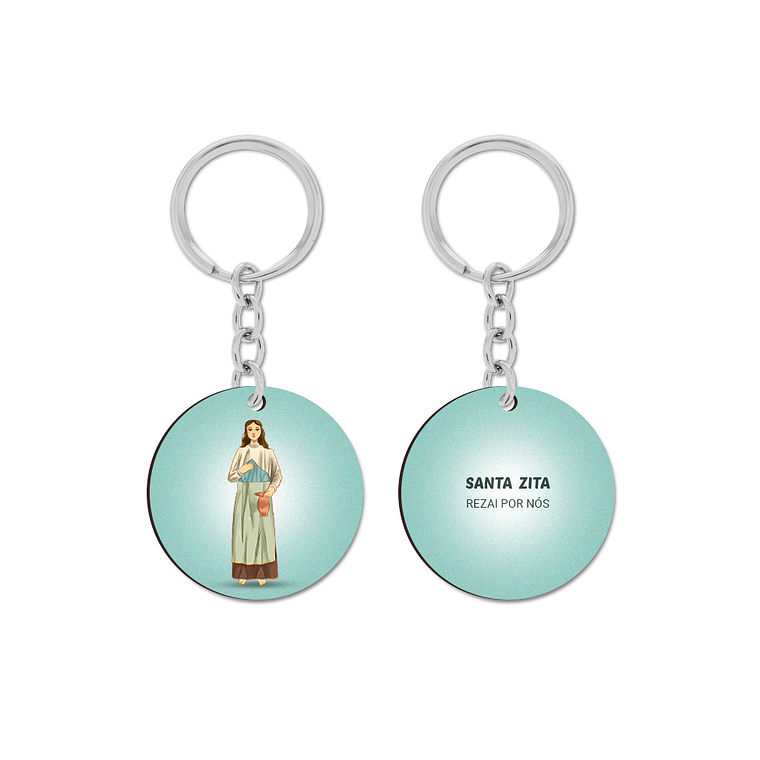 Saint Zita Keychain 1