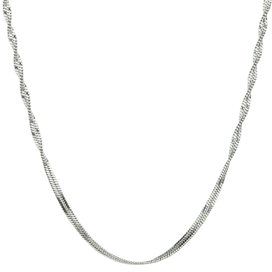Stainless steel necklace 45 cm 2