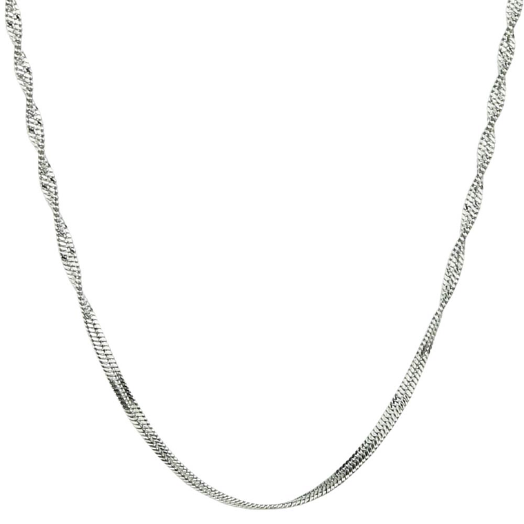 Stainless steel necklace 45 cm 2