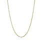 Stainless steel necklace 45 cm in gold - thumbnail 2