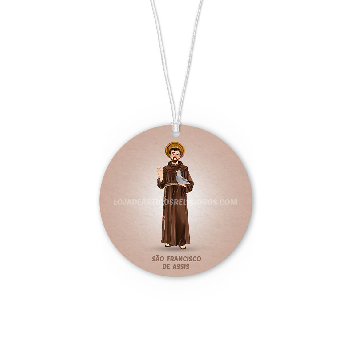 Saint Francis of Assisi car air freshener 1