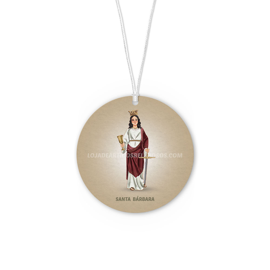 Ambientador de carro de Santa Bárbara 1