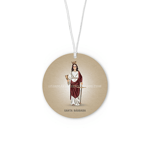 Saint Barbara Car Air Freshener