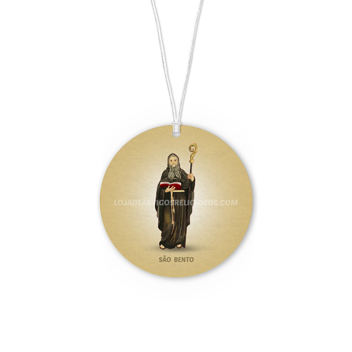 Saint Benedict car air freshener 1