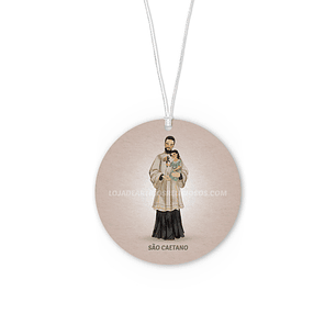 Saint Cajetan car air freshener