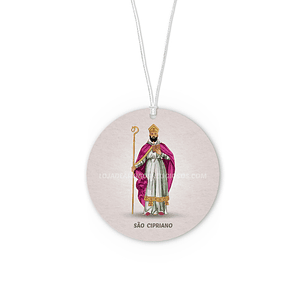 Saint Cyprian car air freshener