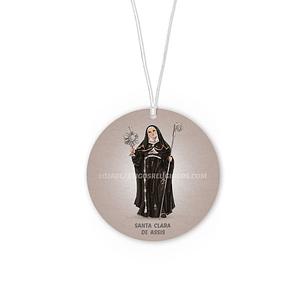 Saint Clare of Assisi car air freshener