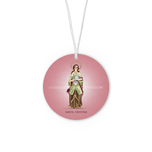 Saint Christina car air freshener