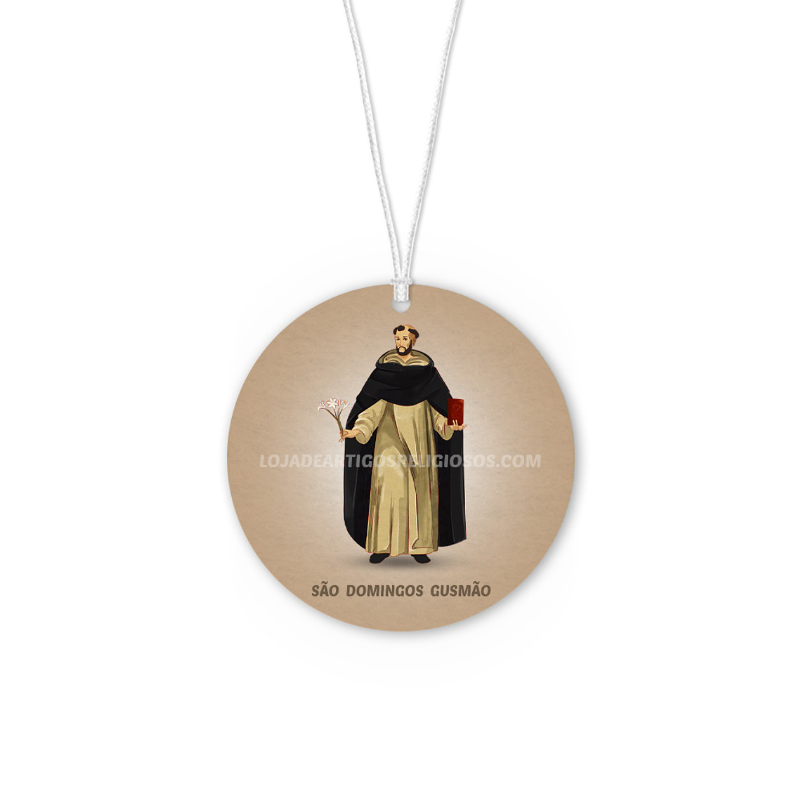 Saint Dominic de Guzmán Car air freshener  1