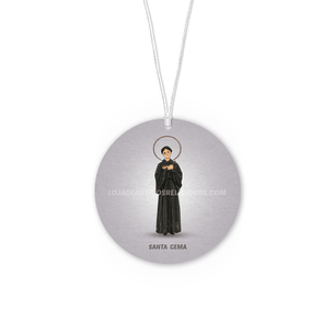 Saint Gemma car air freshener
