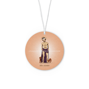 Saint Lazarus car air freshener