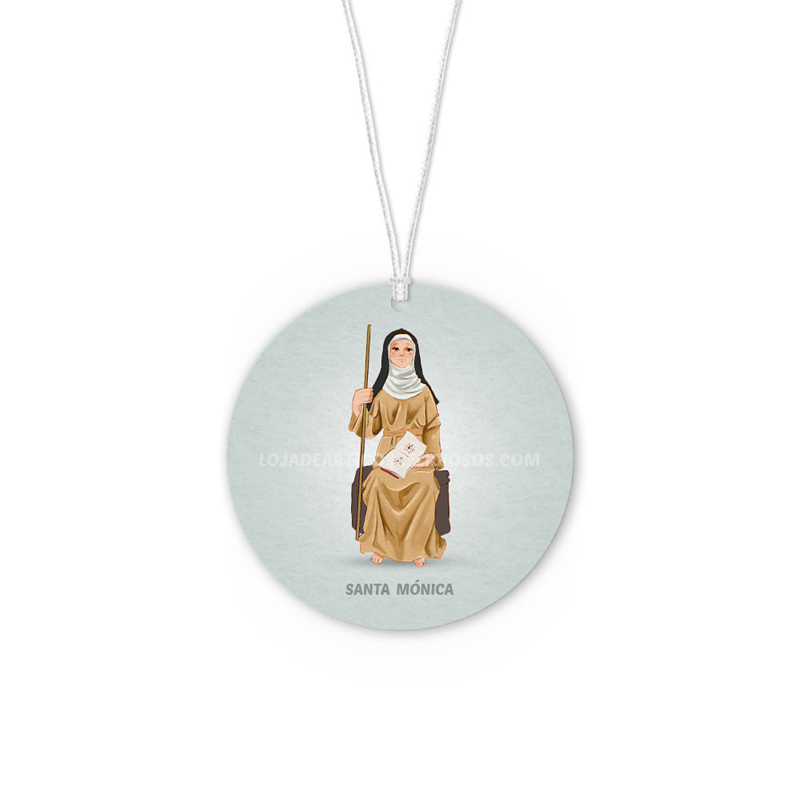 Ambientador de carro de Santa Mónica 1
