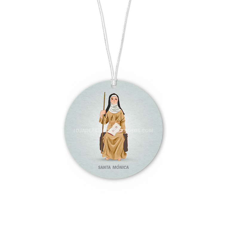 Ambientador de carro de Santa Mónica 1
