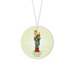 Our Lady of Paris car air freshener