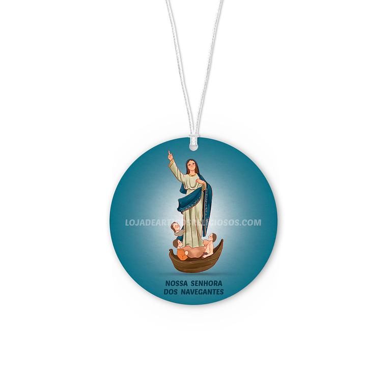 Our Lady of Navigators car air freshener 1