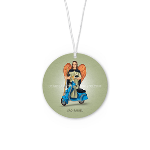 Saint Raphael car air freshener
