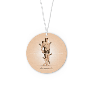 Saint Sebastian car air freshener