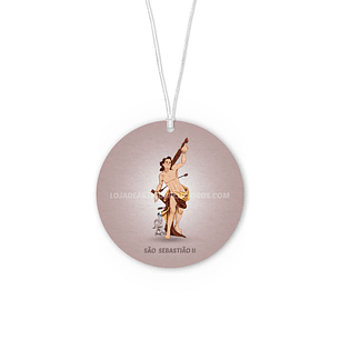 Saint Sebastian car air freshener