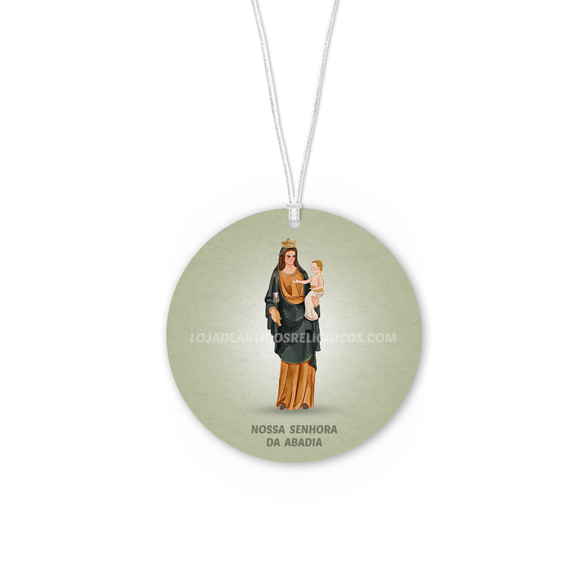Ambientador de carro de Nossa Senhora da Abadia 1