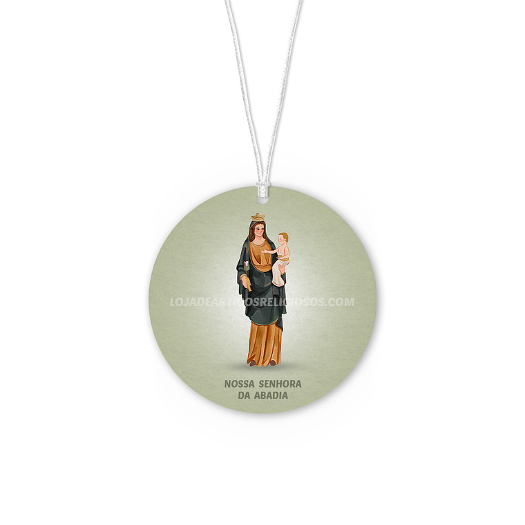 Ambientador de carro de Nossa Senhora da Abadia 1