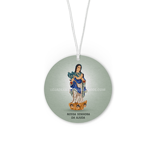 Our Lady of Help car air freshener