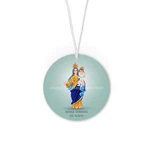 Our Lady of Relief car air freshener