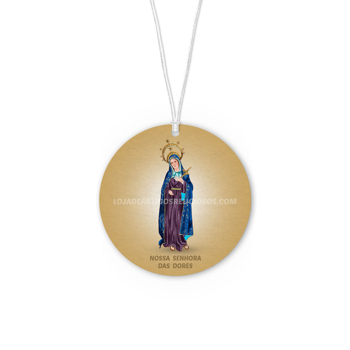 Ambientador de carro de Nossa Senhora das Dores 1