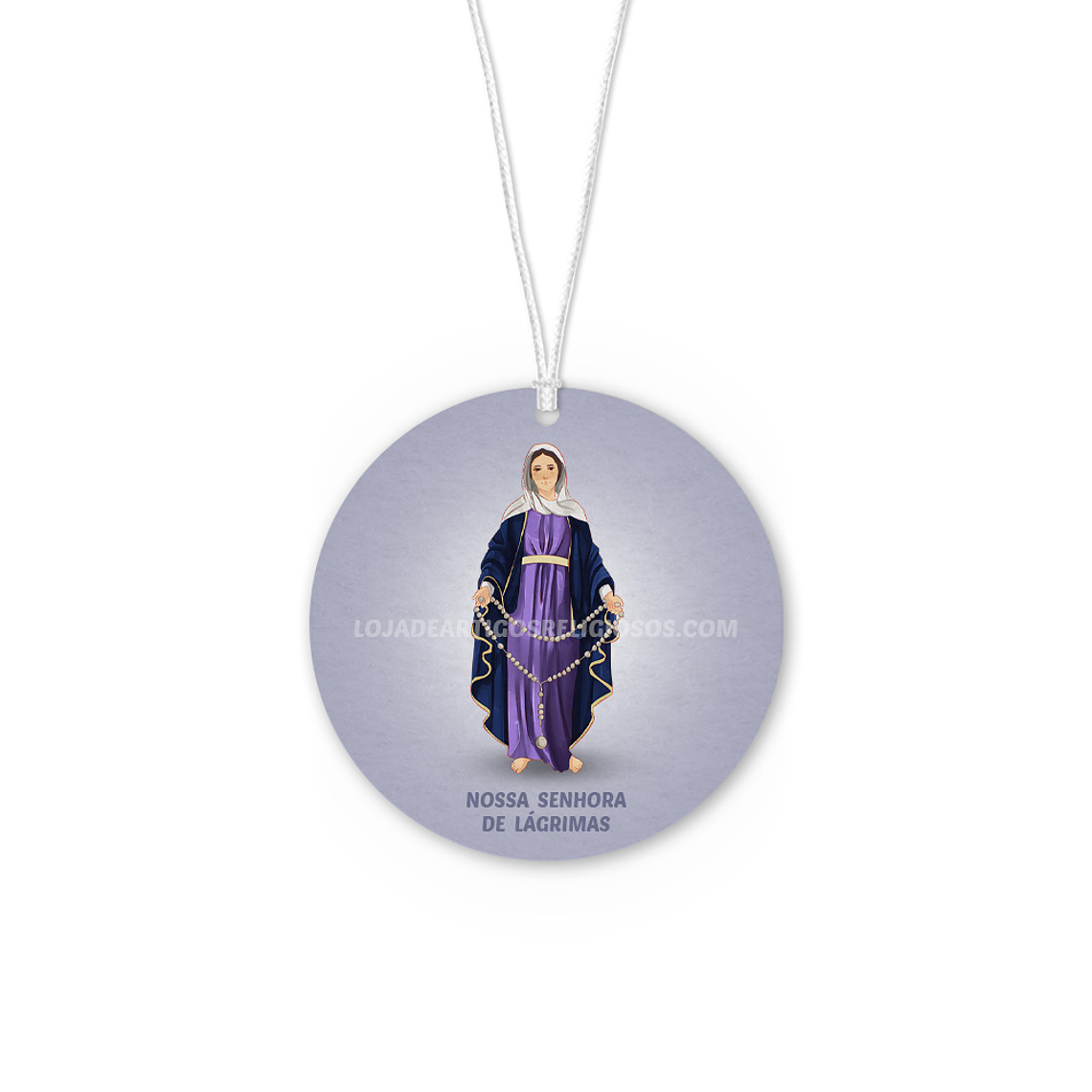 Ambientador de carro de Nossa Senhora das Lágrimas 1