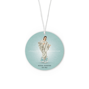 Our Lady of Peace car air freshener