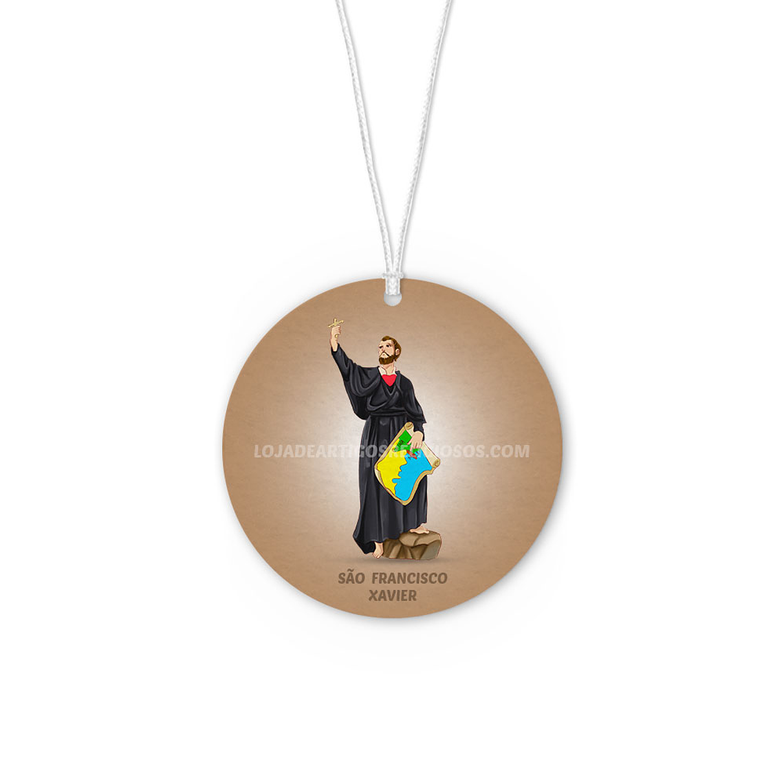 Ambientador de carro de São Francisco Xavier 1