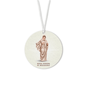 Our Lady of Medjugorje car air freshener 