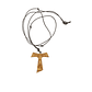 Adjustable Wooden Crucified Christ Necklace - thumbnail 1